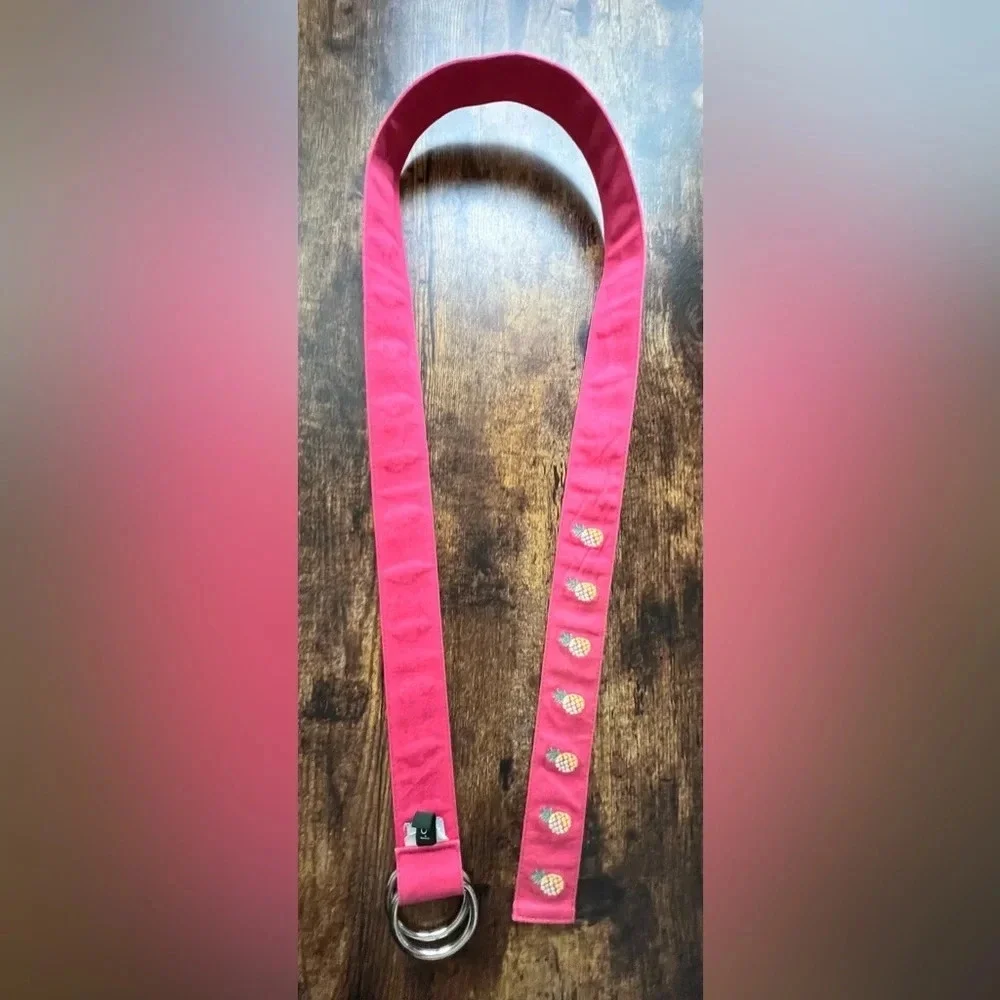 J.Crew | unisex pineapple ribbon belt. Size: M/L - Picture 5 of 9